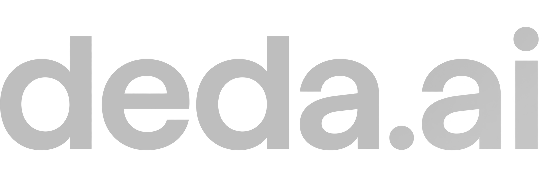 Logo ufficiale di Deda-ai, partner strategico e cliente aziendale della piattaforma MetricMate.