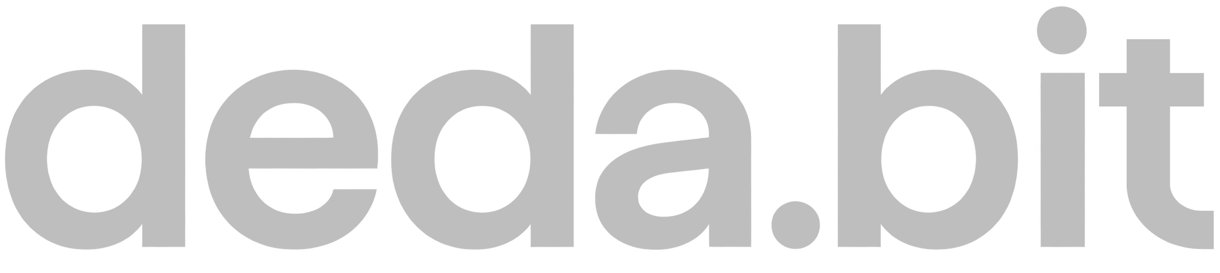 Logo ufficiale di Deda-bit, partner strategico e cliente aziendale della piattaforma MetricMate.