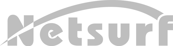 Logo ufficiale di Netsurf, partner strategico e cliente aziendale della piattaforma MetricMate.